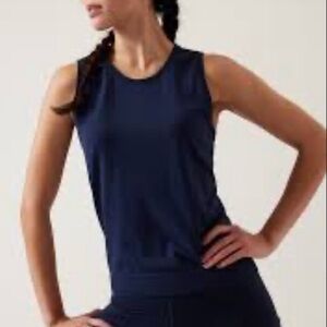 Athleta In Motion Tank Dress Blue